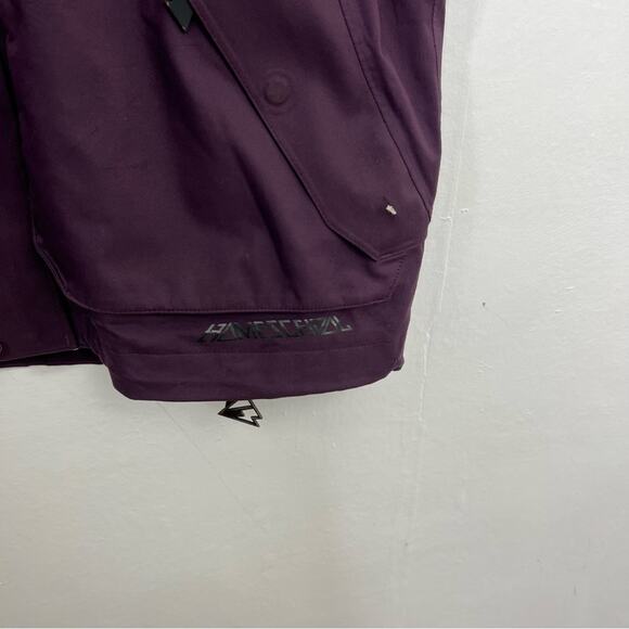 Homeschool With Teeth Purple Ski Snowboarding Shell Jacket Size Large - Picture 8 of 16